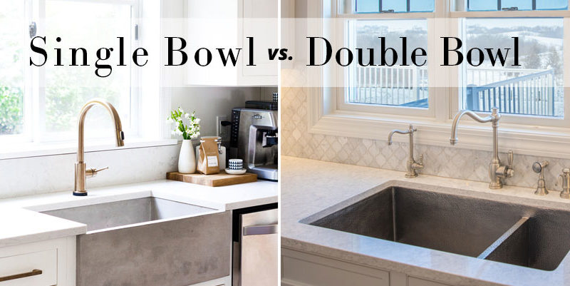 The Pros and Cons of Single-Bowl Versus Double-Bowl Kitchen Sinks