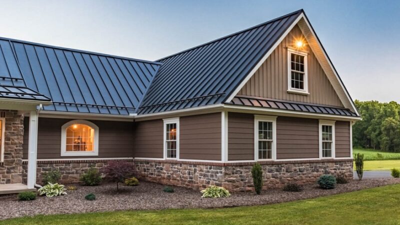 Environmental advantages of installing a metal roof.